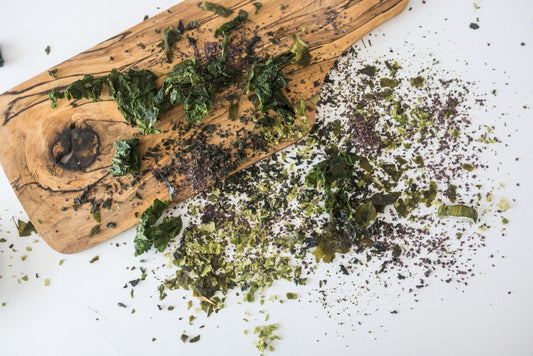 Seaweed flakes flatlay