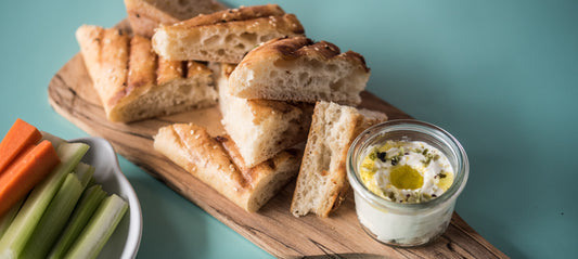 Whipped Goat's Cheese with Seaweed Flakes