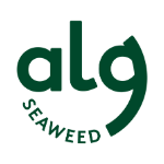 alg seaweed logo, green